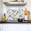 Terrazzo -  Patroon - Kleurrijk - Klei Inductie beschemer met haakjes klein 777 -sfeer2