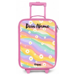 Madeliefjes - Kleurrijk - Pastel Kinderkoffer - Roze klein -zz3dotto