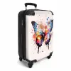 Vlinder in kleurenspatten NBS - Handbagage koffer - Unisex middel -productfoto_3d
