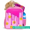 Verf - Smiley - Roze Kinderrugzak - Roze middel -inhoud_FR