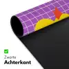 Tekst - Eend - Paars Muismat XXL klein -sfeer2
