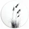 Minimalistisch - Stelen - Wit Wandcirkel plexiglas klein -3d