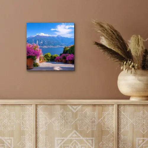 Lake Como - Italië - Landschap aluminium wit klein -sfeer4