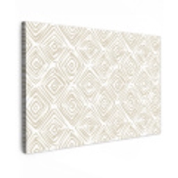 Abstract - Ruit - Beige canvas 2cm klein 34 -z3d