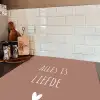 Quotes - Alles is liefde - Spreuken - Bløf Inductie beschermer vinyl 3mm middel -sfeer3
