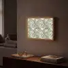 Botanisch - Bloemen - Groen Light Box met batterij (Wandlamp) middel 907 -sfeer1