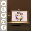 Bloemenkrans - Kleurrijk - Moeder Light Box met kabel (Tafellamp) klein -USP_websiteoverzichtNL