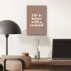 Cocktail - Tekst - Patroon - Wit aluminium wit klein -sfeer5