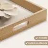 Bloem - Beige - Verf - Schaduw Dienblad Rechthoek middel -USP_HandgreepFR