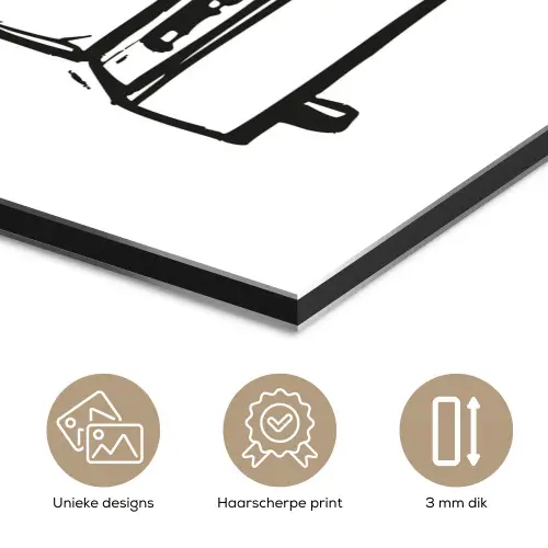 Illustratie - Café - Koffiemachine - Kopjes aluminium wit klein -closeup_NL