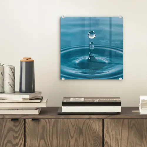 Waterdruppel - Water - Oppervlakte plexiglas 5mm klein -sfeer1
