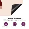 Zandloper - Symmetrisch - Rood - Paars Inductie beschermer vinyl 3mm klein -zzzzzzz-cc-onderkant
