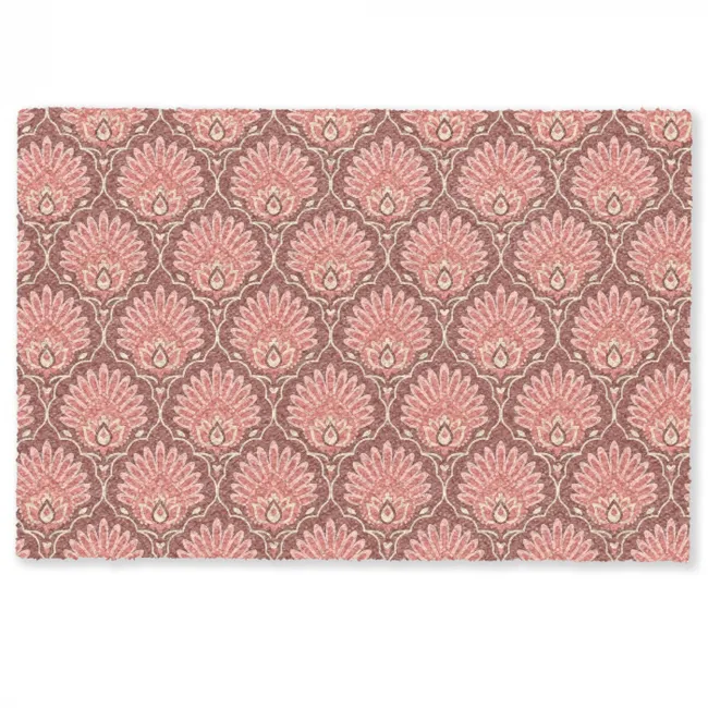 Fußmatte - Fächermotiv - Muster - Rosa