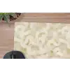 Abstract - Lijnen - Beige muismat rubber klein 262 -closeup