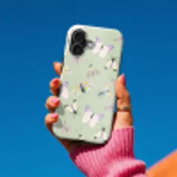Vlinders - Insecten - Groen - Kleurrijk Toughcase MagSafe Apple iPhone 17 klein -Sfeer1V