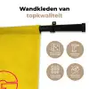 Dream big - Geel - Grafisch Wandkleed katoen klein -sfeer2