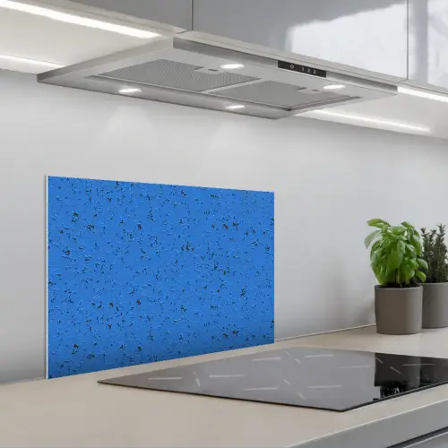 Roest - Blauw - Barsten - Verf keuken achterwand spatscherm klein 900 -3d_schuin
