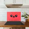 Kat - Aardbei - Cartoon keuken achterwand spatscherm klein -sfeer2