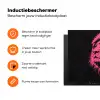 Leeuw - Zwart - Roze - Neon Inductie beschermer vinyl 3mm klein -zzzzzzz-td-ups