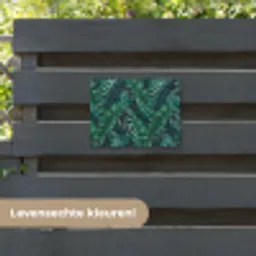 Bladeren - Tropisch - Jungle -  Natuur tuinposter los doek klein -sfeer3