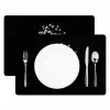 Gipskruid - Bloemetjes - Wit - Minimalistisch Placemat vinyl groot -zzsfeer2_Kitchenyeah-website