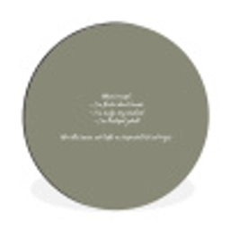 Quotes - Ma - Spreuken - Mama's recept - Koken Wandcirkel aluminium klein -3d
