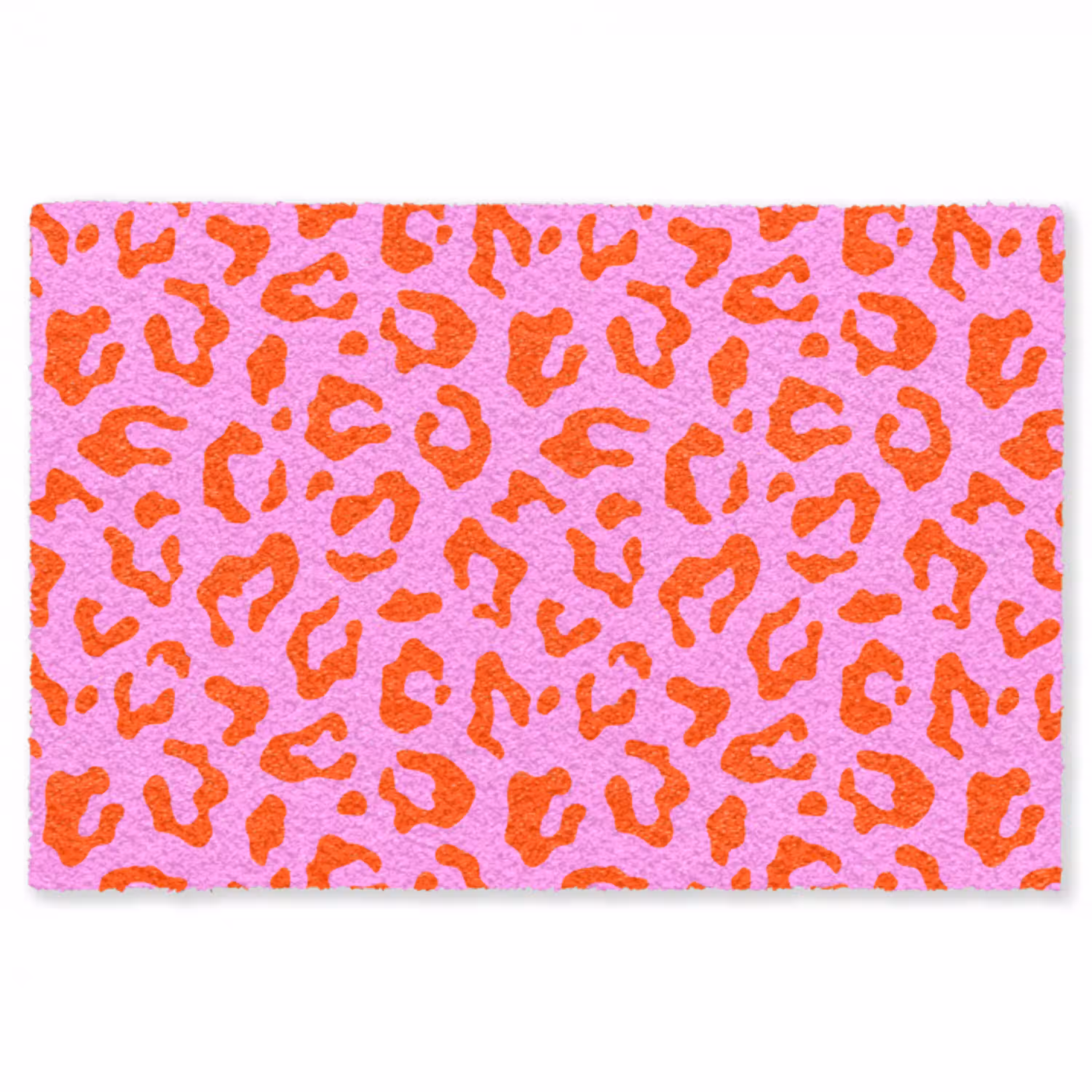Panter - Rood - Roze Vloerkleed Rechthoek klein 1091 -3d