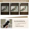 Marmer - Goud - Groen - Luxe Light Box met batterij (Wandlamp) middel -USP_dimbaarNL
