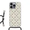 Antiek - Tegel - Beige Hoesje iPhone 16 Pro Max met koord klein 804 -3d