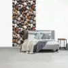 Rust - Zachte - Kleuren - Stenen fotobehang vinyl groot 64 -slaapkamer