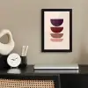Harmonieus - Symmetrisch - Rood fotolijst zwart zonder passe partout klein -sfeer1