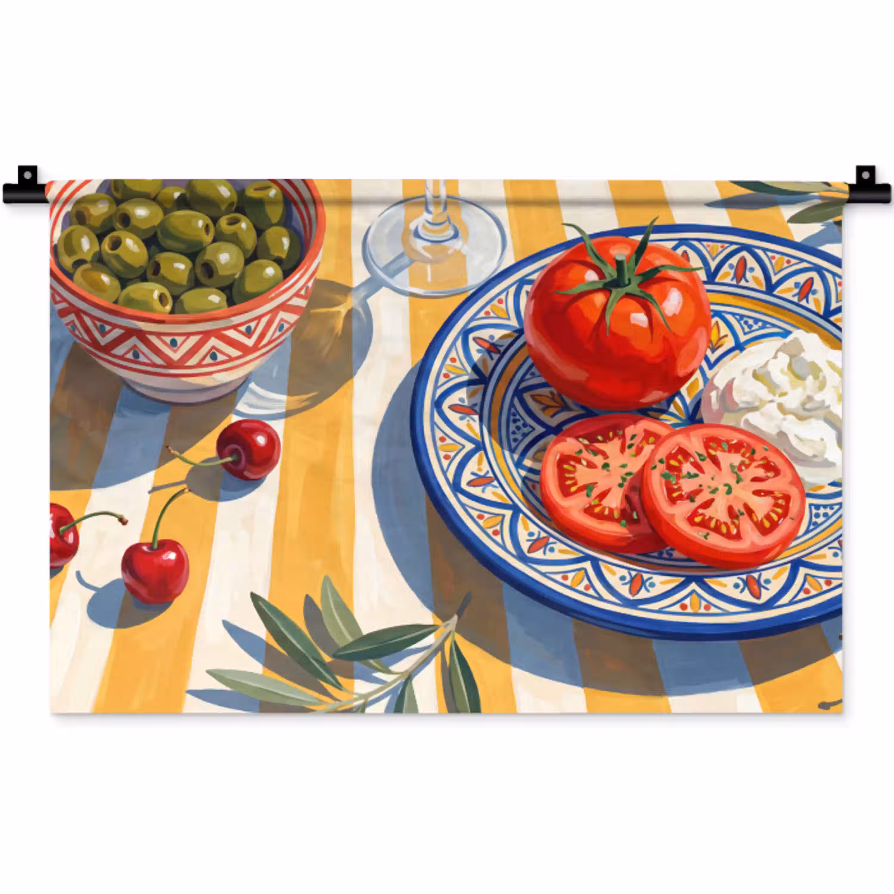 Fruit - Groenten - Kunst Wandkleed katoen klein -zz3d