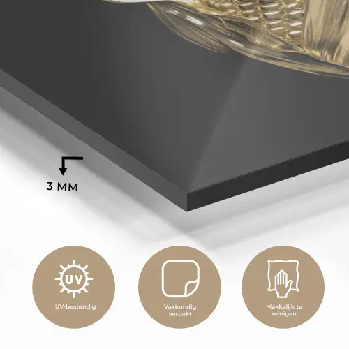 Mais - Eten - Goud - Zwart plexiglas 5mm klein -sfeer2