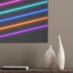 Esthetiek - Retro - Neon PET vilt klein -sfeer6_closeup