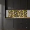 Vlekken - Zwart - Geel - Roest keuken achterwand 2 middel 871 -sfeer1