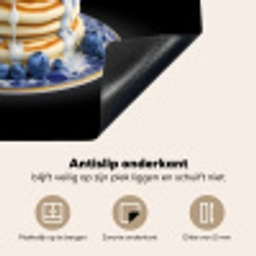 Pannenkoeken - Blauwe Bessen - Bord Inductie beschermer vinyl 3mm middel -sfeer4