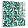 Inductie beschermer - Panterprint - Bladeren - Jungle - Afdekplaat voor kookplaat plexiglas 5mm klein -zzzproduct_nieuw