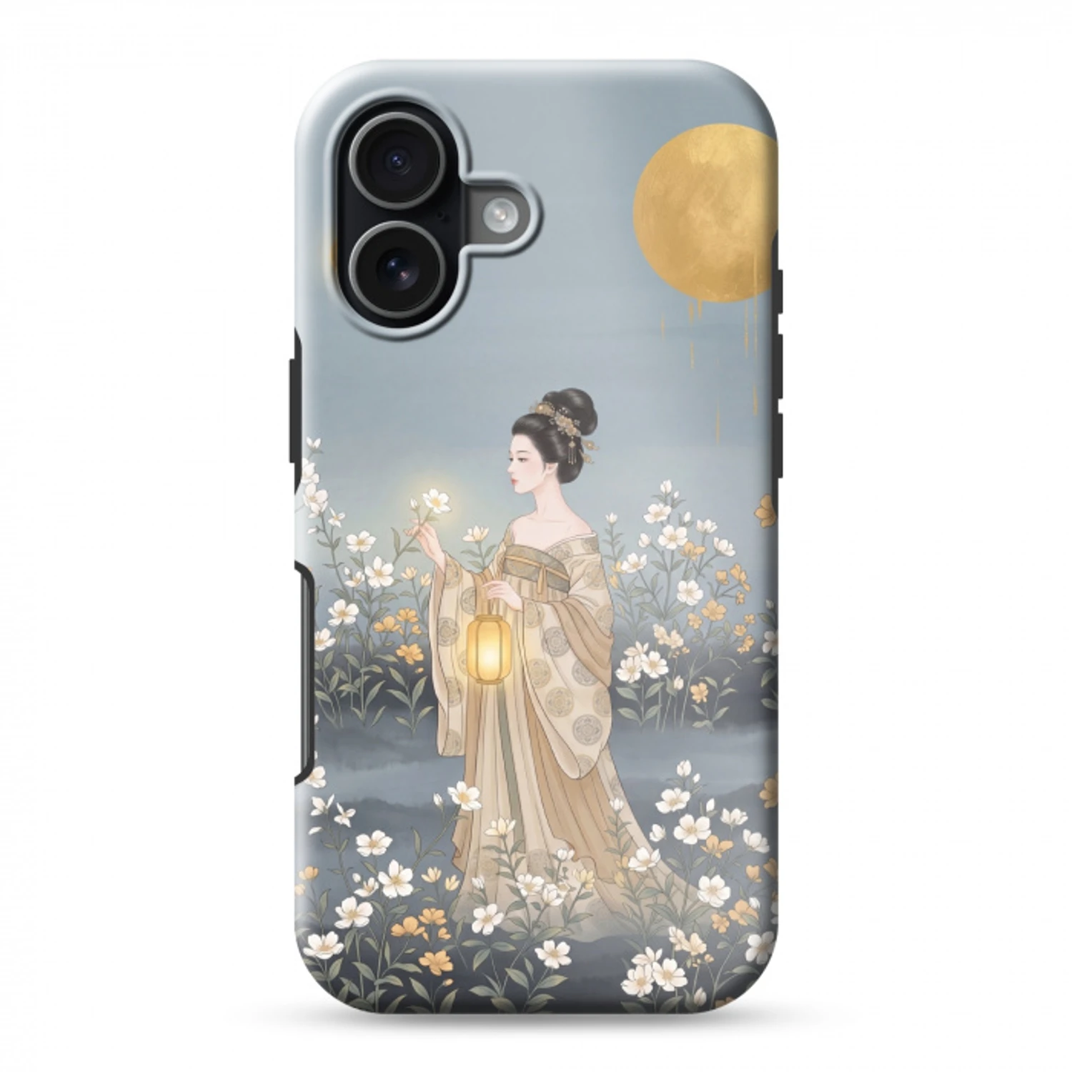 Aziatisch - Vrouw - Kimono Toughcase MagSafe Apple iPhone 17 klein -3d