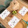 Bloemen - Paaseieren - Patroon Placemat vinyl groot -zzsfeer5_Kitchenyeah-website