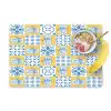 Zee - Geel - Blauw - Wit Placemat vinyl groot 368 -zzzproduct_Kitchenyeah-website