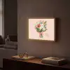 Boeket - Strikje - Kaartje - Quote Light Box met batterij (Wandlamp) middel -sfeer1
