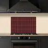 Lijnen - Patroon - Bordeaux keuken achterwand spatscherm klein 900 -sfeer1