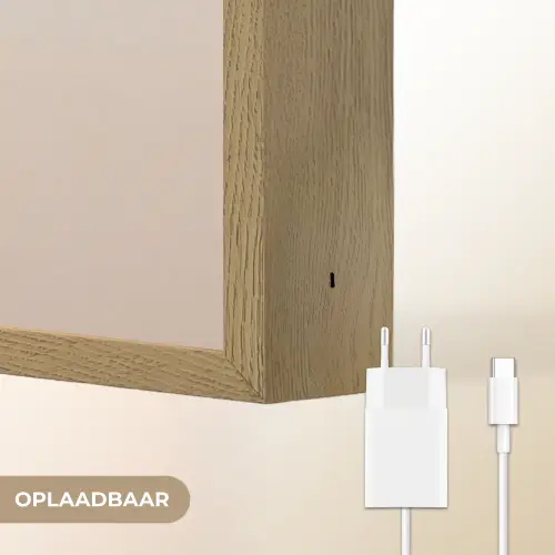 Koffie - Obessive Coffee Disorder - Beige Light Box met batterij (Wandlamp) middel -USP_websiteoplaadbaarNL