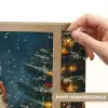 Kerstman - Kerst - Winter - Kerstboom Light Box met batterij (Wandlamp) middel -USP_websiteprintNL