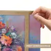 Bloemen - Kunst - Schilderij - Lente - Boeket Light Box met batterij (Wandlamp) middel -USP_websiteprintNL