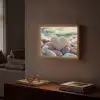 Hart - Stenen - Natuur - Keien - Zen - Kiezelstenen Light Box met batterij (Wandlamp) middel -sfeer1