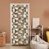 Abstract - Retro - Bruin deurposter klein 289 -sfeer1