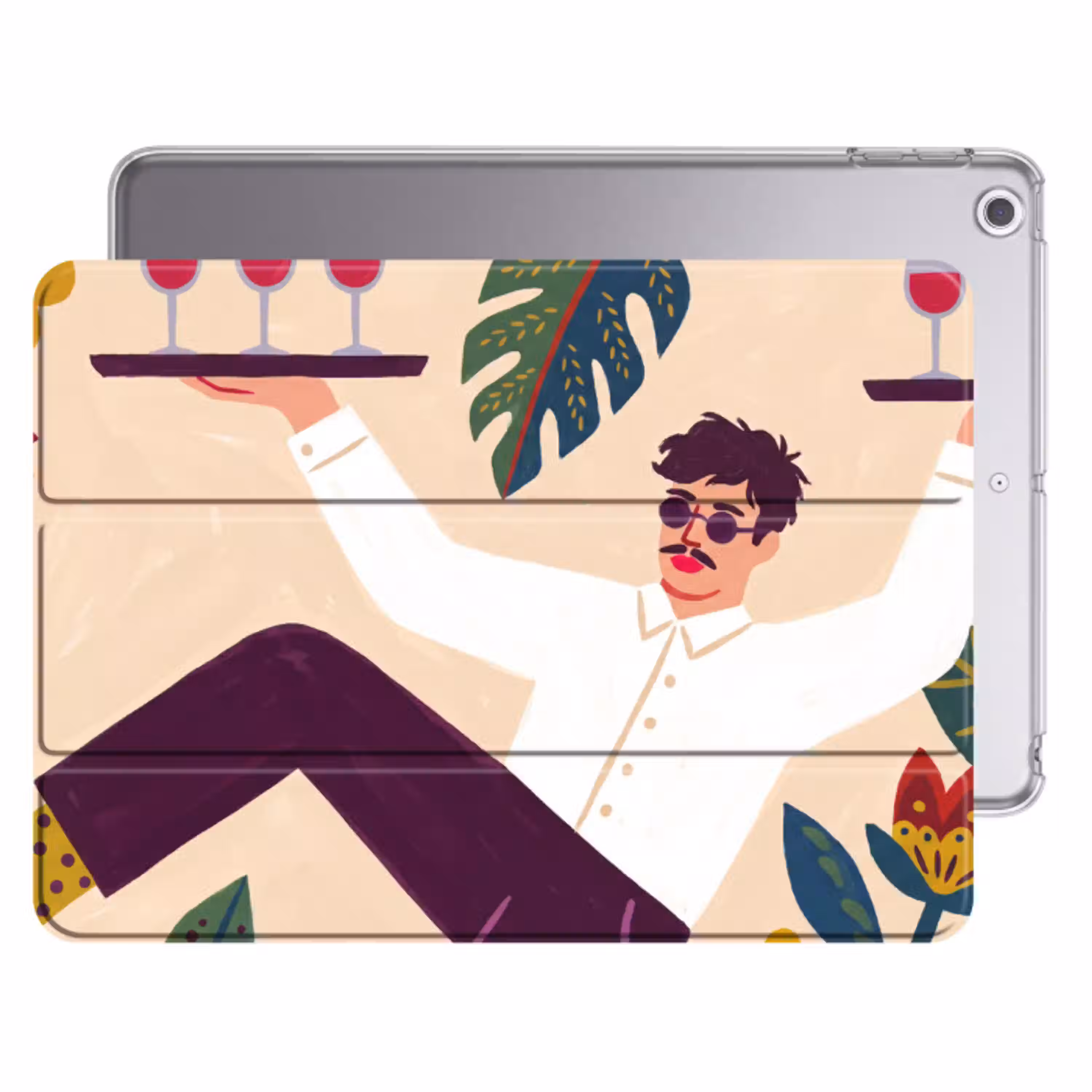 Mensen - Dienblad - Eten - Modern - Kleurrijk Apple iPad 2017 middel -threedimensional_3d_global