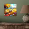 Schaap - Weide - Bloemen aluminium wit klein -sfeer2