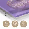 Disco - Eend - Paars plexiglas 5mm klein -sfeer2